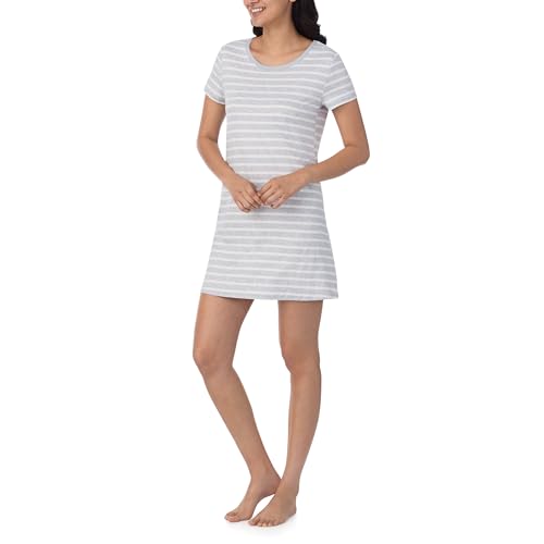 Nautica Womens Sleep Shirt Soft Stretch Jersey Short Sleeve Night Shirt2