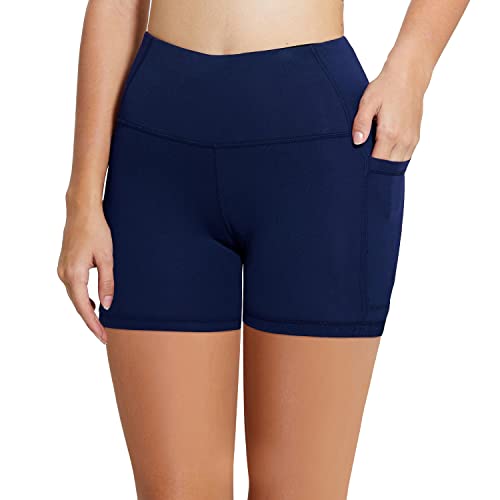 Image of baleaf Women's 8 inch / 5 inch / 3 inch Biker Shorts High Waist Yoga Workout Gym Running Volleyball Spandex Shorts with Pockets