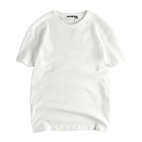 T-shirt basique manches courtes homme rétro Heritage délavé uni uni