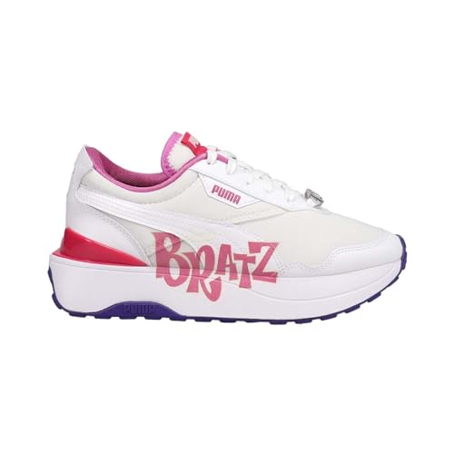 PUMA Kids Girls Bratz X Cruise Rider Lace Up Sneakers Shoes Casual - White