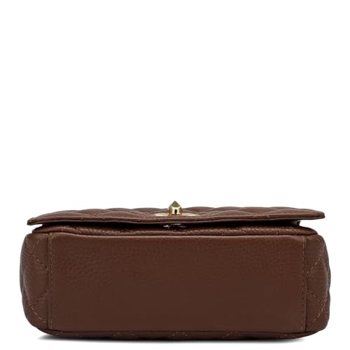 Image of Da Milano Small Leather Shoulder Bag (LB-OR-3024)
