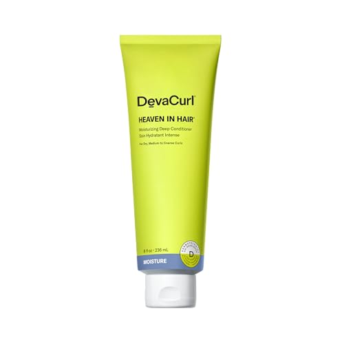 DevaCurl Heaven in Hair - Acondicionador hidratante profundo para acondicionador unisex de 8 onzas