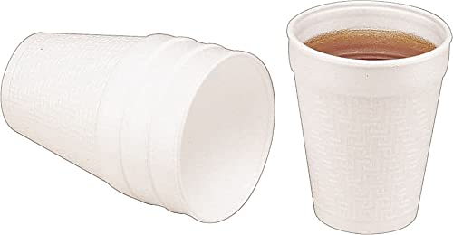 DART - 8J8CT 8-Ounce Foam Cup (Case of 1000), White - Thumbnail 3