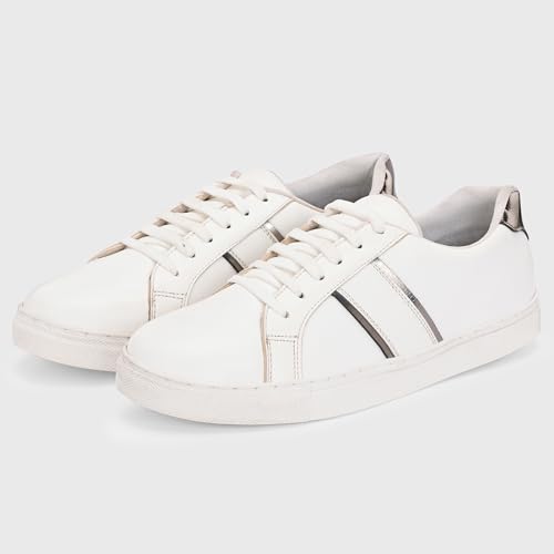 Image of Centrino Womens Sneaker |Sneaker for Women | Stylish Lace-Up Design | Soft Cushioned Insole for Comfort | Lightweight & Breathable | Perfect for Casual Wear (7351)