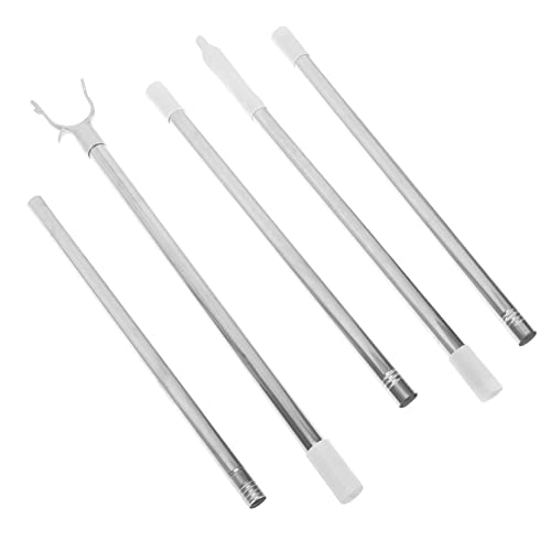 BESTYASH Adjustable Retractable Clothesline Rod Detachable Clothes Pole for Home Use Laundry Hanger Space Saving Design for Indoor Outdoor Drying