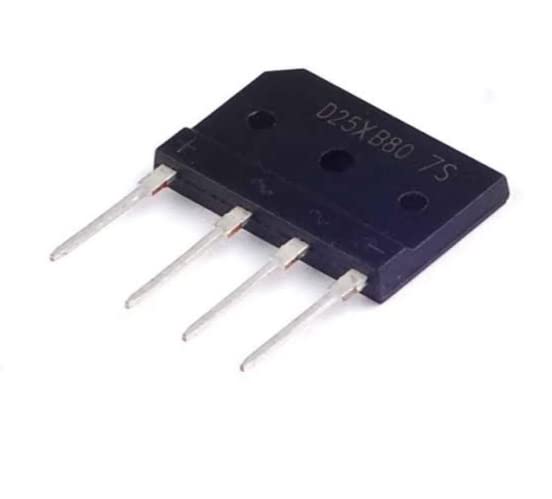 Solvo D25XB80 Full Wave Bridge Rectifier 25A 800V used in smps and in AC to DC conversion circuit High quality, Pack of 1