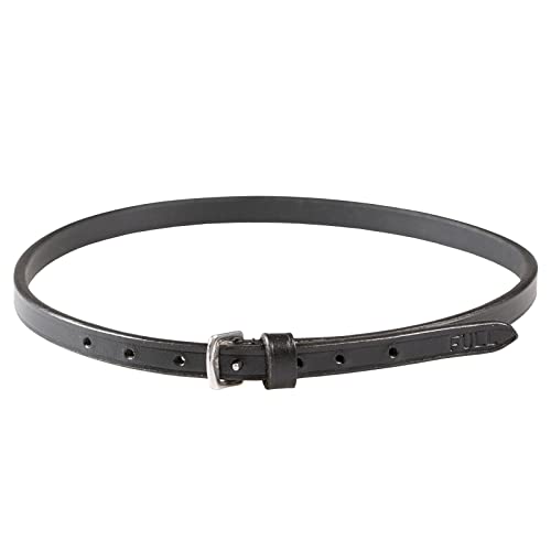 HORZE Replacement Flash Noseband Strap | Genuine Leather - Black ...