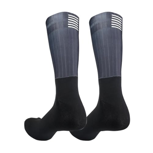 Aero Socks Cycling Men Women Non-Slip Silicone Aerodynamic Cycling Aero Socks one size 6-122
