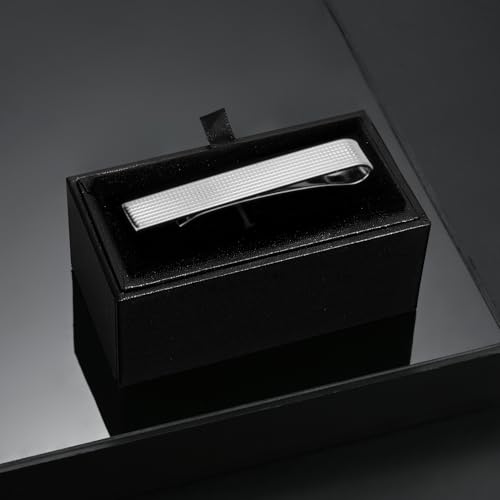 Image of Wynameleri Tie Pin Tie Clip for Men and Boys Matte in Gift Box