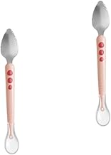 2 Peças Raspador De Frutas Talheres De Aço Inoxidável Colheres De Servir Dispensadores De Bebidas Colheres De Alimentação Para Toranja Colheres De Toranja Para Bebê Sílica Gel