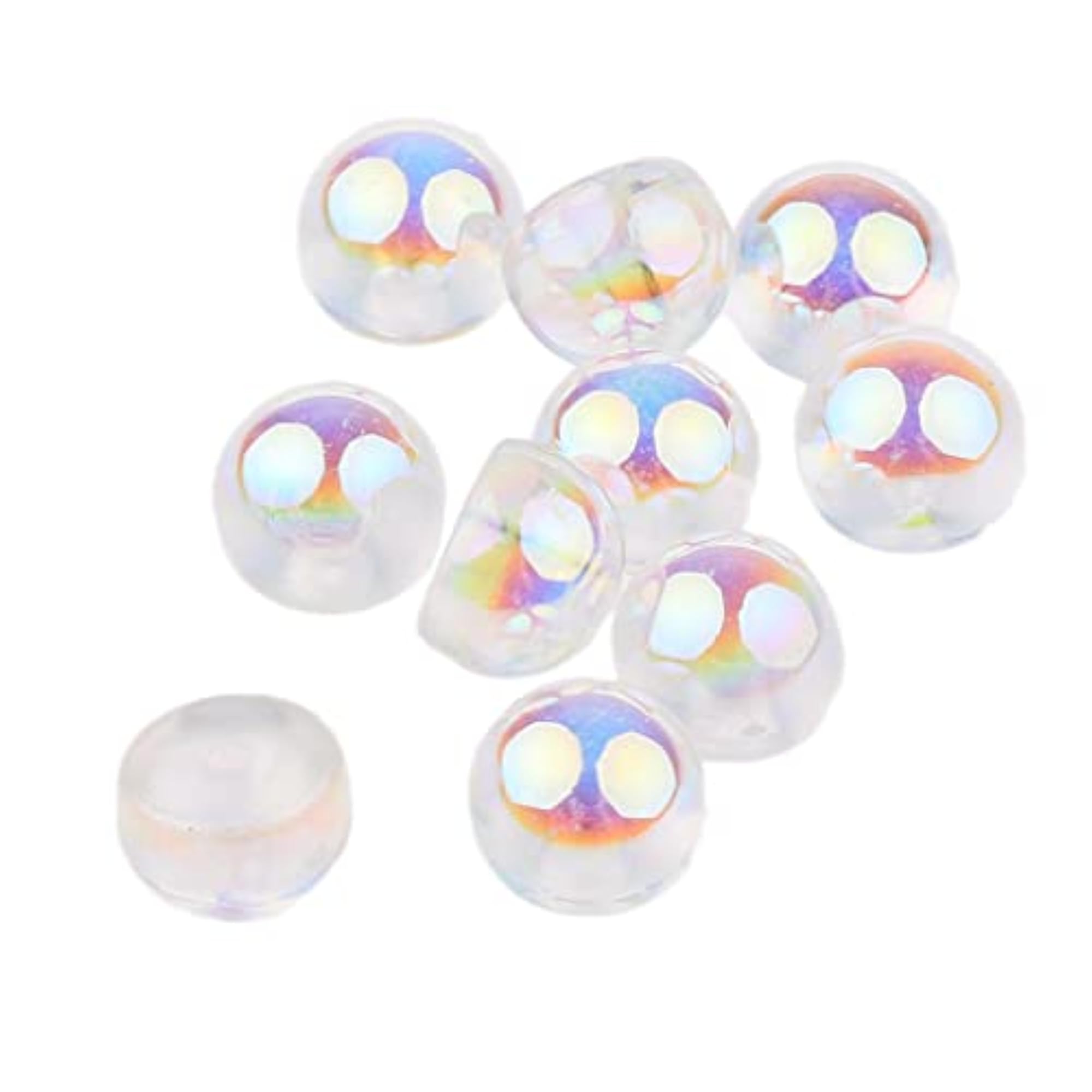 10 Sets Pearl Beads Rivet Studs Decorative Buttons for Leathercraft