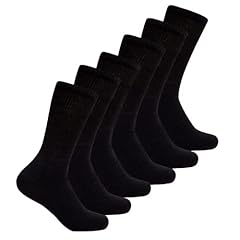 Black (6 Pair Pack)