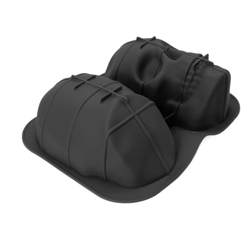 Cyrank Moule Crâne Pour La Cuisson, Moules De Cuisson Halloween Multifonctionnels Moule à Gâteau En Silicone Moules à Chocolat En Silicone Grand Moule...