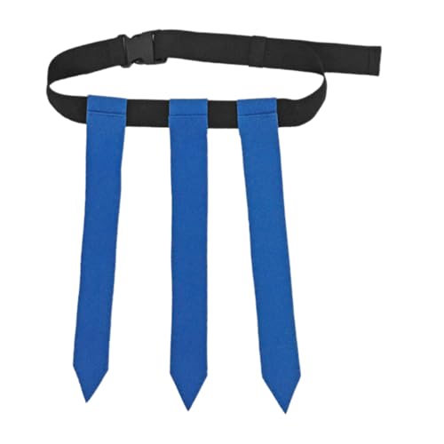 BRIGHTFUFU Adjustable Football Waist Belt Flags Rugby Flag Belt for Boys and Girls Teenagers Adults Sports Training Accessory Flags Slide for Easy Adjustment