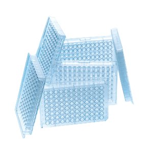 655185 Clear Polystyrene CELLSTAR Suspension Culture Microplate with Lid, Flat Bottom, 96 Well (Pack of 60)