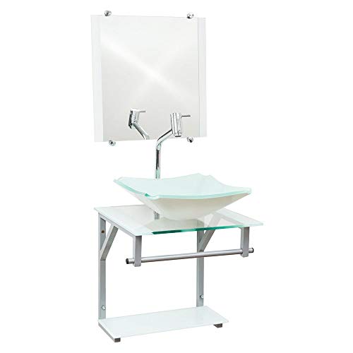 Gabinete Para Banheiro De Vidro Madri 40 cm