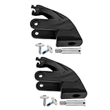 PRETYZOOM Frenos Aplicables para Patines en Línea 2 Piezas Pastillas Antideslizantes y Tornillos de Repuesto, Accesorios de Freno para Patinaje al Aire Libre y Calles, Piezas Resistentes