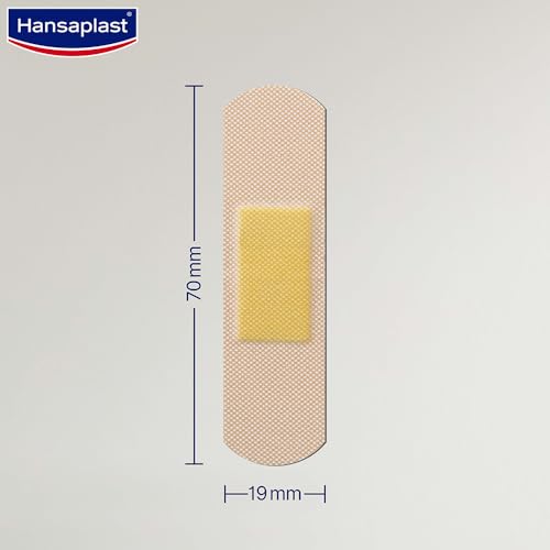 Hansaplast Antiseptic Washproof Bandage for injury & wounds | 100 Strips | First Aid | Water resistant | Provides Comfort to the Wound in Water | For Kids & Adults