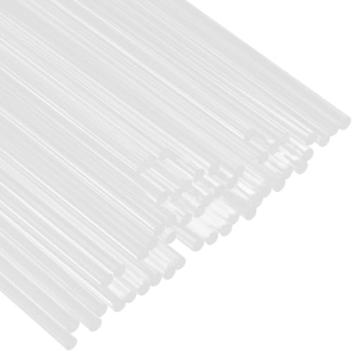 SOFPLATE 100 Stückacryl Rundstab 3mm Acrylstab 3mm Transparent Durchmesser Transparente Massive Stangen Kuchenaufsatz Stäbe Zubehör Für Kuchen Modelle Partys Pflanzen Gartenarbeit Basteln DIY Deko