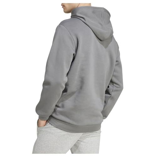 adidas Mens Essentials Fleece Hoodie Athletic Outerwear Casual - Grey - Size S2