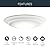 Kichler Gen I LED Downlight in White, 7.5" Ceiling Flush Mount Interior Dimmable Light, 3000K, (7.5" x 1.5"), 43846WHLED30