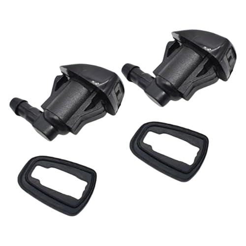 QccHieUs 2 Piezas de Boquillas de Limpiaparabrisas 85381-ae020 Suministros Repuestos Profesionales Boquillas de Limpiaparabrisas Negras para