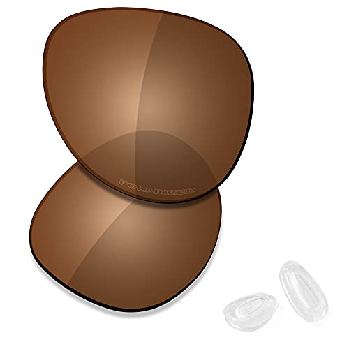 Image of SAUCER Premium Replacement Lenses & Nosepads for Oakley Elmont L OO4119 60mm Sunglasses