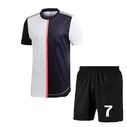 Image of Sports Soccer Home Away Argen Inter Pari AL NSR Boys Football Jersey Boys with Shorts (Kid's, Boy's& Men)