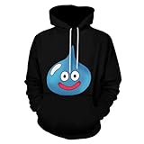 [KLIOCMF] ドラクエ スウェットパーカー トレーナー 長袖 Tシャツ フード付き トップス ポケット付き プルオーバー 春秋冬服 上着 柔らかい 男女兼用 カジュアル おしゃれ アウトドア 旅行 S-3XL