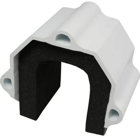 KS HardwareHigh-Performance Aluminum Astragal for Double Doors with Certification Against Air and Water Infiltration – 79” Left Hand (Horse Shoe Astragal Seal)