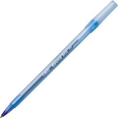 Image of BIC Round Stic Xtra Life Ball Pen - Pack of 60, Blue