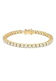 Elli PREMIUM Armband Damen mit Zirkonia im Tennisarmband Trend in 925 Sterling Silber