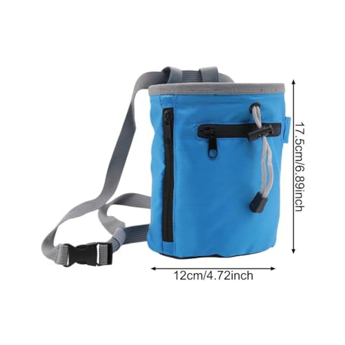 Bolsa de almacenamiento y tiza para escalada con cinturón regulable 3