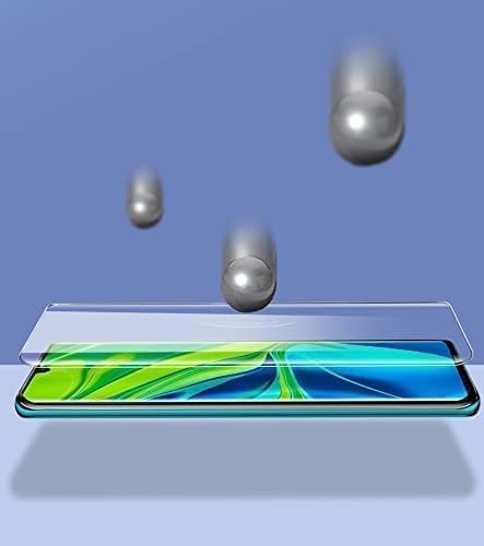 Image of AACL Premium Tempered Glass Design For Huawei Mate 20 Pro Smartphone Advanced Border Less Full Edge To Edge Uv Screen Protector And Easy Installation Kit.(Pack Of 1)