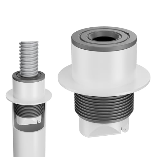Washing Machine Drain Hose Seal, Anti-Odor Washer Drain Plug, Sewer Pipe Seal Ring & Shower Floor Drain Cover,Durable and Easy to Install,(Fits 45-50mm (1.75''-2.0'') I.D.