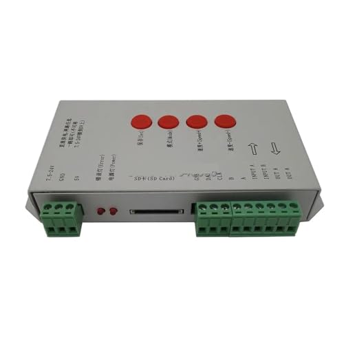 Controlador T1000S RGB para programar efectos dinámicos en 2048 píxeles LED 2