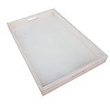 Das Tablett ist ideal zum Bemalen, Beizen, Lackieren,