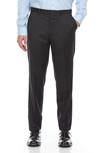 Men's Luxury Tailored Modern Fit 2-Piece Single Breasted 100% Wool Peak Lapel Suit4