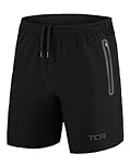 TCA Elite Tech Running Shorts Men - Gym Shorts with Zip Pockets - Men's Activewear Lightweight for Sport Tennis Running Workout Training Jogging Sports Run