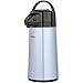 Thermos Glass Vacuum Insulated Pump Pot, 2 quart, Metallic Gray