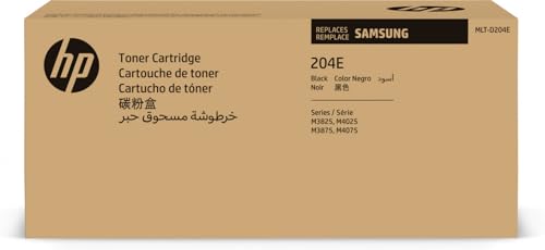 Samsung MLT-D204E toner noir d'origine pour remplacer votre cartouche vide sans bavure
