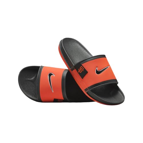 Nike Offcourt (San Francisco Giants) Offcourt Slides (FN4467-800, Team Orange/Dark Smoke Grey/Black)