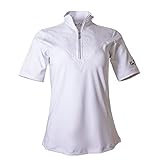 Anni Lyn Sportswear Women's Elegance Short Sleeve Shirt (White, 2XLarge)