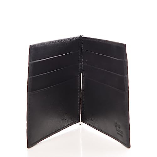 Gucci Unisex Microguccissima GG Black Money Clip Wallet4