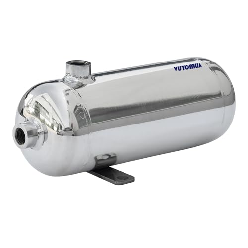 Image of 0.2Gallon 304 Stainless Steel High Pressure Mini Small Portable Air Tank Air Reservoir Water Storage Tank (0.8L-SG)