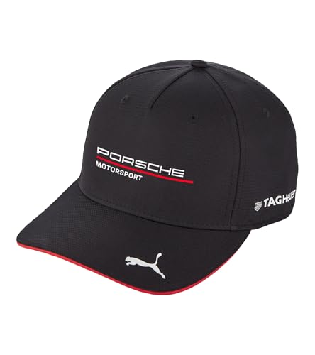 Casquette de baseball Porsche Motorsport noire aux finitions de haute qualité