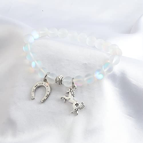 UJIMS Horse Charm Bracelet - Inspirational Gift for Horse Lovers, Riders, and Trainers - Equestrian Gifts2