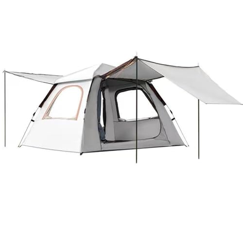 Carpa 2-en-1 con toldo y pop-up impermeable y resistente al sol miniatura 1