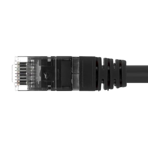 Cable Patch Ethernet CAT6 NavePoint 7 Ft Negro 5 Pack miniatura 3