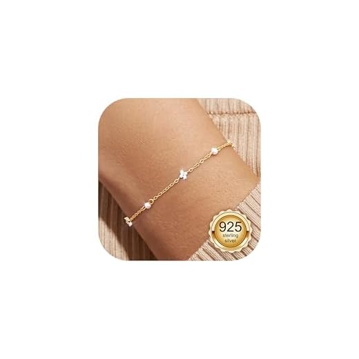 LOLIAS Armband Damen Gold Wasserfest 14 Karat Vergoldet Armkette Armbänder Damen mit Kugeln/Perlen Bracelet Women Armband Goldschmuck Goldenes Schmuck Damen Mädchen